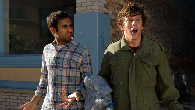 PHOTO: Jesse Eisenberg and Aziz Ansari star in the new movie "30 minutes or Less".