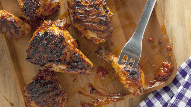 PHOTO: Katie Workman's barbecued chicken recipe is shown here.