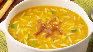 PHOTO: Barilla's orzo butternut squash soup is shown here.