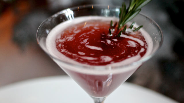 PHOTO: Marble Lane's Holly and Ivy cocktail is shown here.