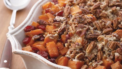 PHOTO: McCormick's sweet potatoes with cinnamon pecan crunch are shown here.