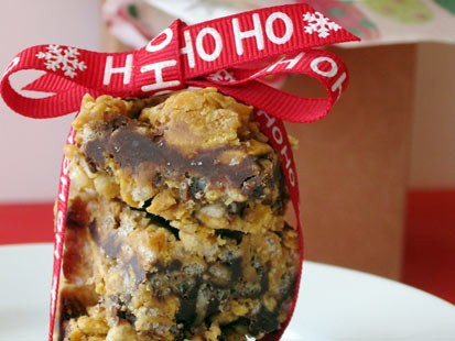 PHOTO: Chef Amy Greens no-bake crunchy peanut butter bars are shown here.