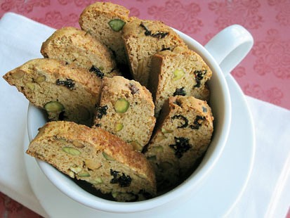 PHOTO: Chef Amy Greens pistachio cranberry biscotti are shown here.