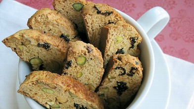 PHOTO: Chef Amy Green's pistachio cranberry biscotti are shown here.