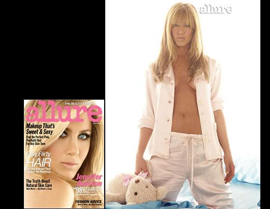 Jennifer Aniston channeled her innerBarbie in a new Allure magazine 