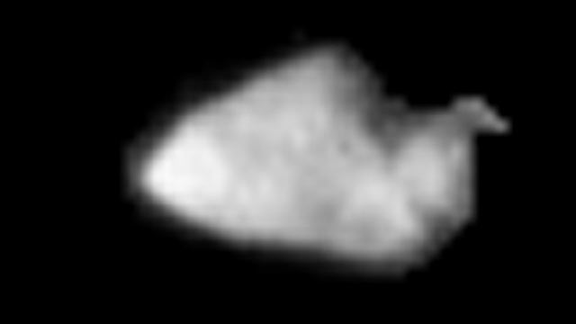 PHOTO: Asteroid5535, Annefrank, is seen in this image taken by the Stardust space probe in this Nov. 2, 2002 file photo.