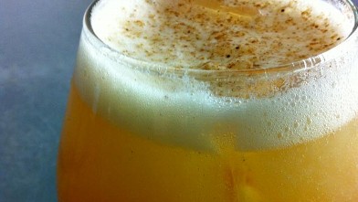 PHOTO:  The Tippler's Belgian winter fizz cocktail is shown here.