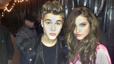 PHOTO: Barbara Palvin tweeted this photo of her and Justin Bieber on Nov. 7, 2012.