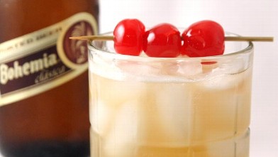 PHOTO: Bohemia's old-fashioned beer cocktail is shown here.