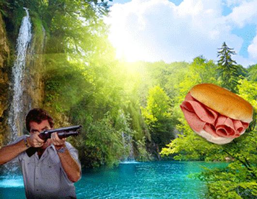 Tom Selleck Waterfall Sandwiches