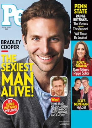 Bradley Cooper Named People's Sexiest Man Alive of 2011