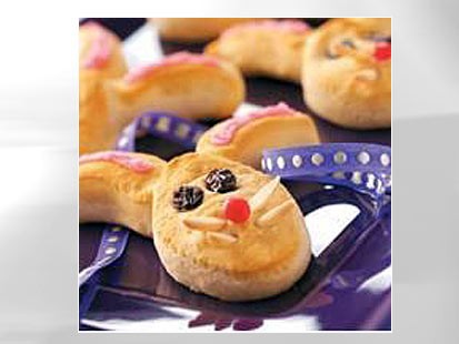 Taste of Home's bunny biscuits are shown here.