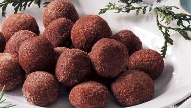PHOTO: TasteofHome.com's cappuccino truffles are shown here.