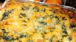 PHOTO: Emeril's spinach, ham and cheese breakfast casserole.