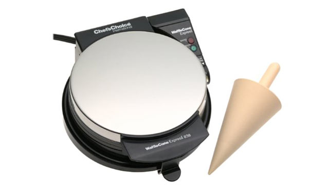 PHOTO: Chef's Choice waffle cone express ice cream cone maker is shown here.