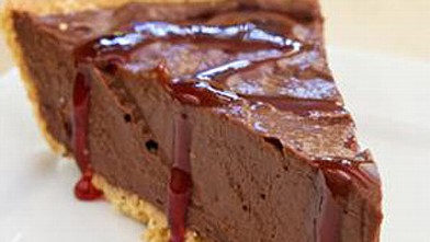 PHOTO: Cherry chocolate mousse.