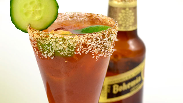 PHOTO: The Bohemia Chipotle Michelada cocktail is shown here.