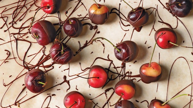 PHOTO: Chef Alice Medrich's chocolate dipped fruit is shown here.