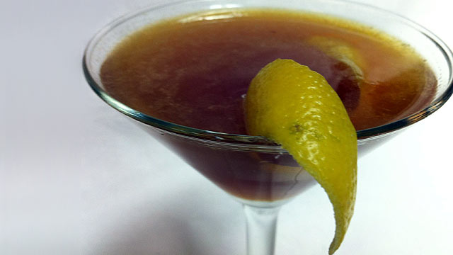 PHOTO: Craftbar's cider side car cocktail is shown here.