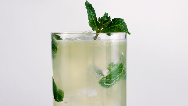 PHOTO: The cucumber muddle cocktail is shown here.