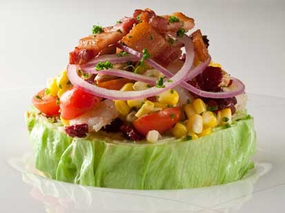 PHOTO: David Burkes wedge salad is shown here.