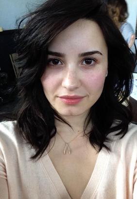 Demi Shows Natural Beauty