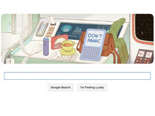 Don't Panic! Google Honors Douglas Adams