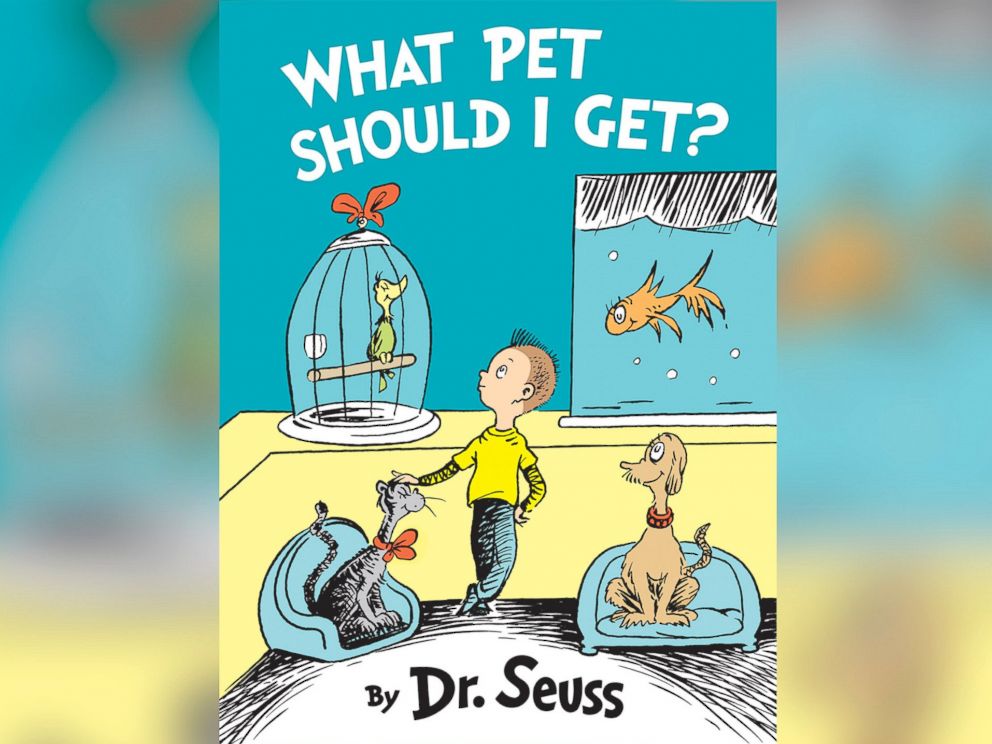 PHOTO: The cover of a previously unknown Dr. Seuss book titled, What Pet Should I Get?
