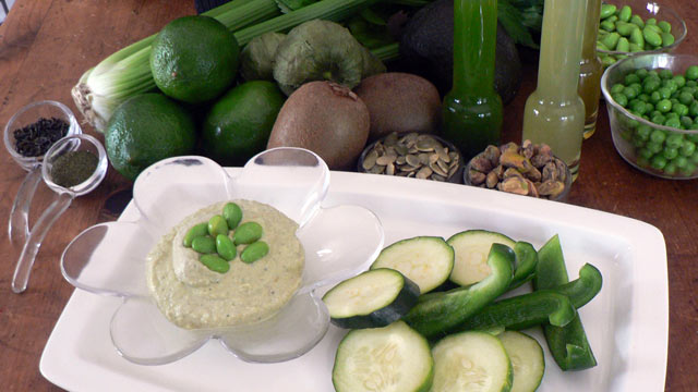 PHOTO: Diane Henderiks' edamame hummus is shown here.