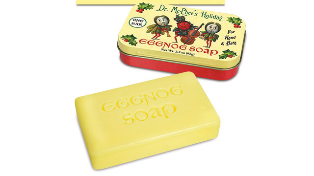 PHOTO: Eggnog Soap from Archie.com is shown here.