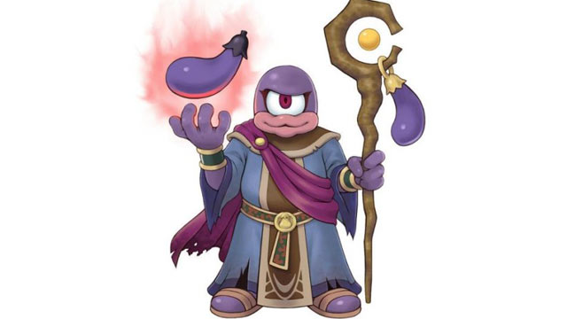 PHOTO: The Kid Icarus' infamous eggplant wizard turns unsuspecting enemies into eggplants.