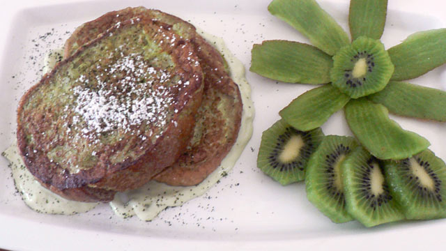 PHOTO: Diane Henderiks' shamrock french toast is shown here.