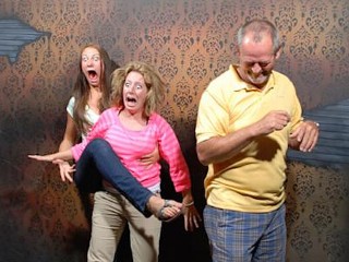 Photos: Haunted House Visitors Get Fright Of Their Lives
