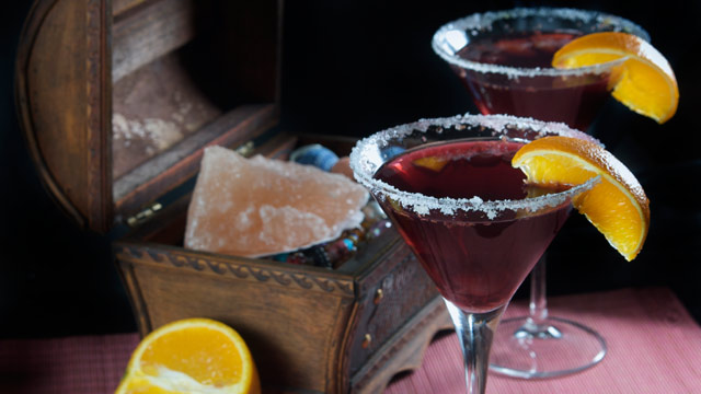 PHOTO: HobNob's wicked red punch cocktail is shown here.