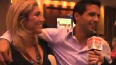 PHOTO: video screengrab of Hope Solo interviewed in 2007 with Adrian Galaviz: http://www.youtube.com/watch?feature=player_embedded&v=aeQtCOzzpB8