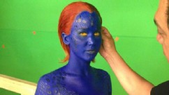 PHOTO: X-Men Director tweeted this imge of Jennifer Lawrence on set with the caption, 