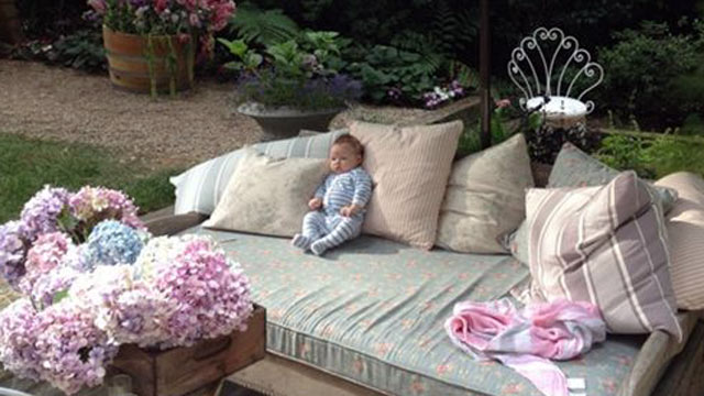PHOTO: Jessica Simpson posted a picture of her daughter, Maxwell Drew Johnson, to her Twitter page on July 13, 2012.
