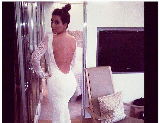 Kim Kardashian's Boudoir Snap