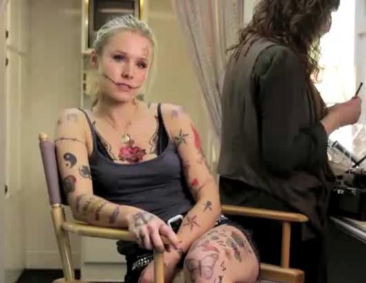 Kristen Bell Picture Celebrities reveal their tattoos
