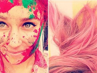 Photos: Lauren Conrad Accidentally Dyes Her Hair Pink
