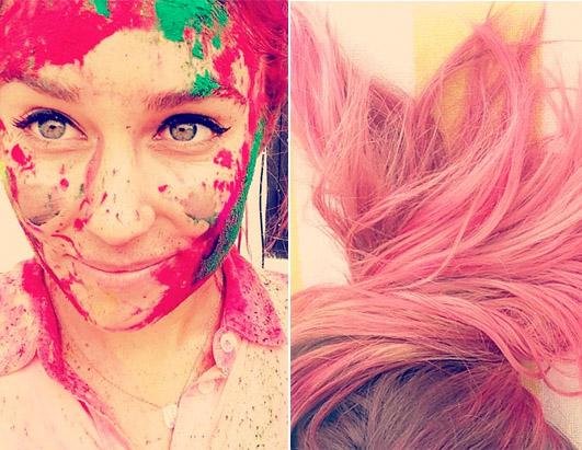 Lauren Conrad Accidentally Dyed Her Hair Pink