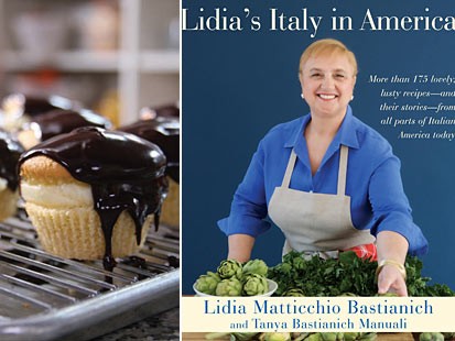 PHOTO: Italian-American "Boston Cream Pies" featured in Lidia Bastianichs cookbook, "Lidias Italy in America."
