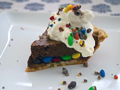 M&M's chess pie.