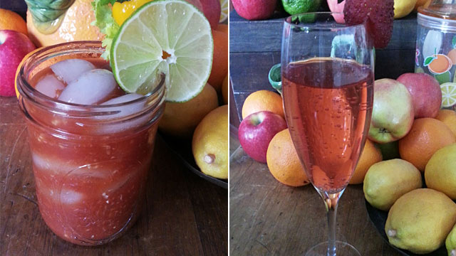 PHOTO: Man Hunter Mary and Fantine Fizz cocktails