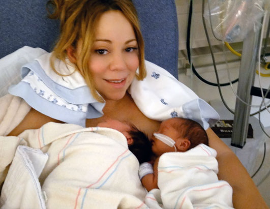 ht mariah carey 179 nt 111021 ssh ABC Exclusive *Pics* Mariah Carey & Nick Cannon Twins