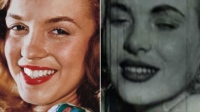 PHOTO: Seen here is Marilyn Monroe, left, and a film still which allegedly shows Monroe having sex.