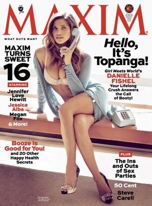 Danielle Fishel Poses for Maxim