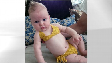 PHOTO: Jessica Simpson discussed this photo of daughter Maxwell Drew during her appearance on Good Morning America, Sept 11, 2012.