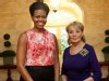 Photo: First Lady Michelle Obama and Barbara Walters
