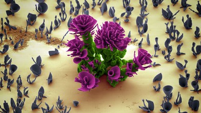 PHOTO: Microscopic Compound Flowers